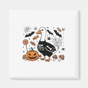 Halloween Silly-goose Spooky Season Honking Jack-o Magnet