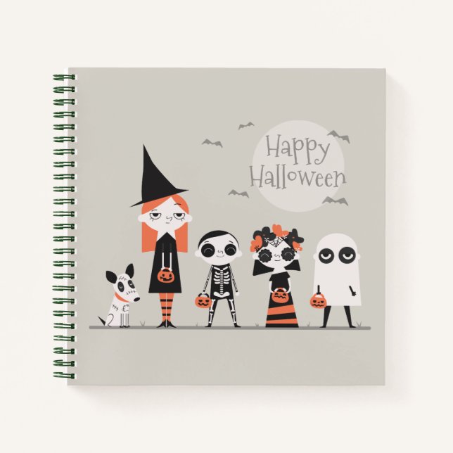 Halloween simple mais élégant | Carnet (Devant)