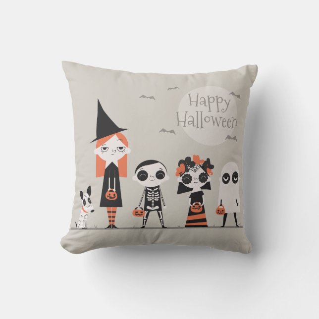 Halloween simple mais élégant | Coussin décoratif (Recto)