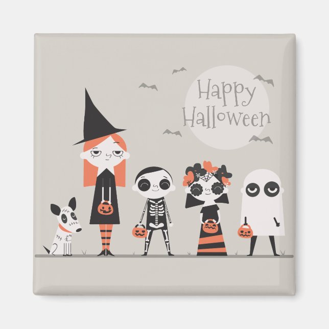 Halloween simple mais élégant | Magnet (Devant)