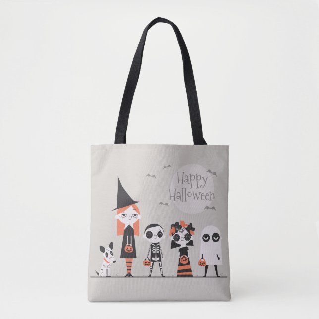 Halloween simple mais élégant | Sac fourre-tout (Devant)