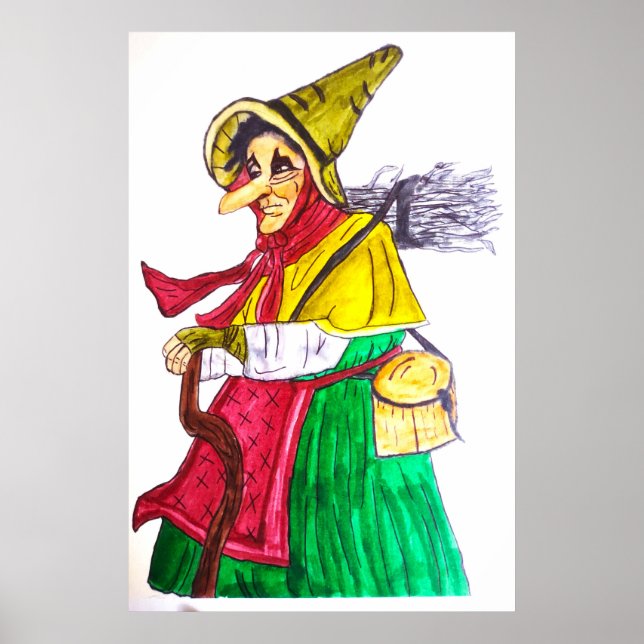 HALLOWEEN SINISTER OLD CRONE  POSTER (Front)