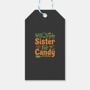 Halloween Sister Candy Trade Design_1 Gift Tags