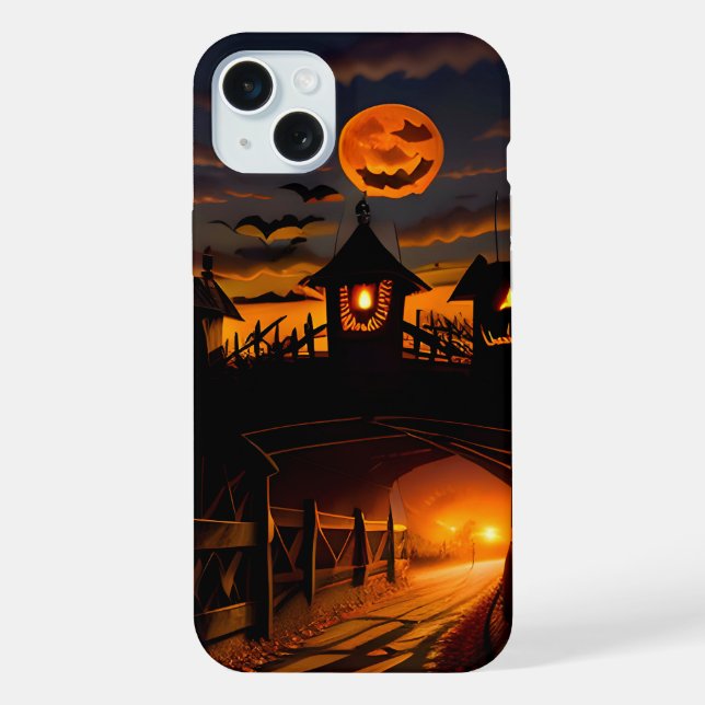 Halloween Six Landscape iPhone Case (Back)