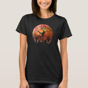 Halloween Skateboader Scaping From Zombies In A Ce T-Shirt