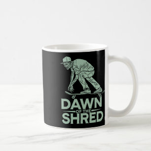 Halloween Skateboard Dawn Of The Shred Zombie Skat Coffee Mug