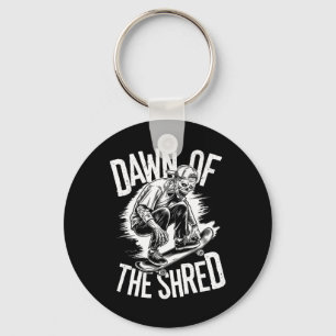 Halloween Skateboard Dawn Of The Shred Zombie Skat Keychain