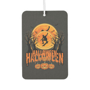 Halloween Skateboard Moon Design Halloween Air Freshener