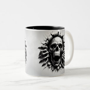 Halloween Skeleton 3D Mug