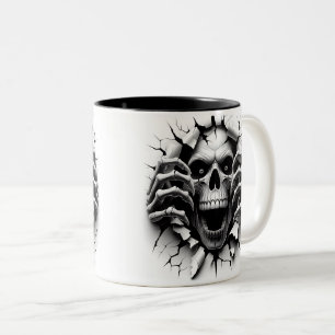 Halloween Skeleton 3D Mug