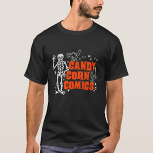 Halloween Skeleton and Cats T-Shirt