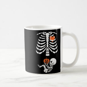 Halloween Skeleton Baby Rib Cage Maternity Pregnan Coffee Mug