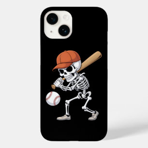 Halloween Skeleton Baseball Player Funny Sports Ar Case-Mate iPhone 14 Case