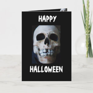HALLOWEEN SKELETON CARTE