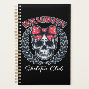 Halloween Skeleton Club Planner