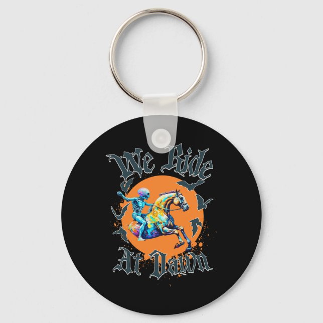 Halloween Skeleton Costume  Keychain (Front)
