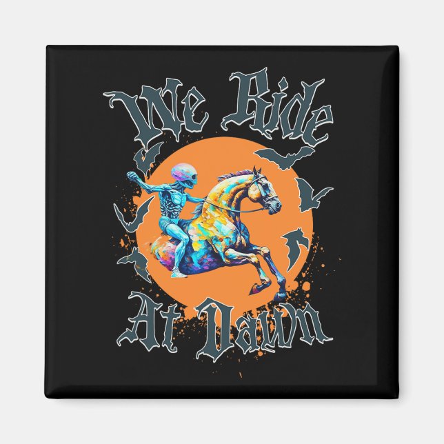 Halloween Skeleton Costume  Magnet (Front)