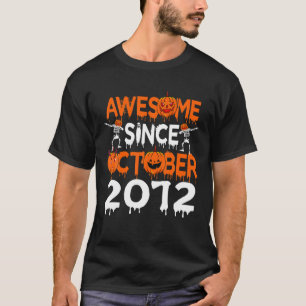 Halloween Skeleton Dabbing Gift October 2012 8th B T-Shirt