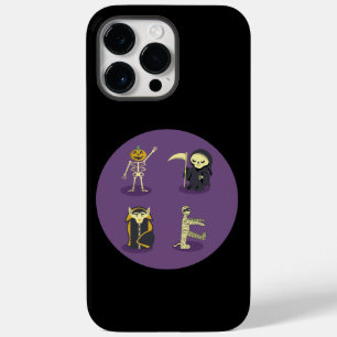 Halloween Skeleton Dracula Mummy Grim Reaper Case-Mate iPhone 14 Pro Max Case
