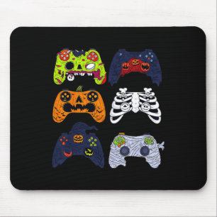 Halloween Skeleton Gaming Controllers Zombie Mummy Mouse Pad