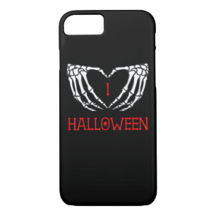 Halloween Skeleton Hands Forming Heart Gothic Case-Mate iPhone Case