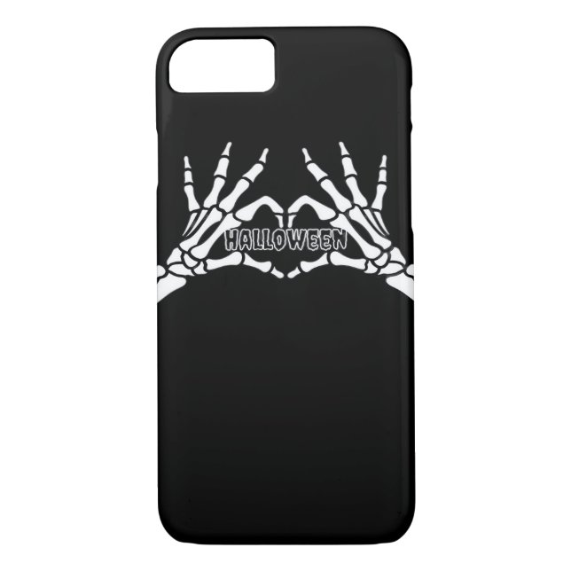 Halloween - Skeleton Hands Heart Case-Mate iPhone Case (Back)