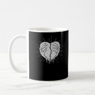 Halloween Skeleton Hands With Heart Classic Style Coffee Mug