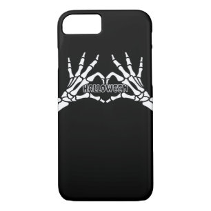 Halloween Skeleton Heart Hands Retro Style Case-Mate iPhone Case