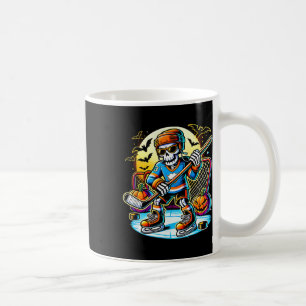 Halloween Skeleton Hockey _1 Coffee Mug