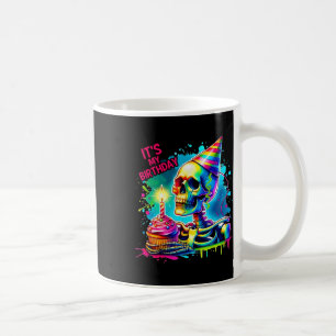 Halloween Skeleton It's My Birthday Costume Party Coffee Mug