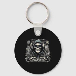 Halloween Skeleton Keyboard Keychain