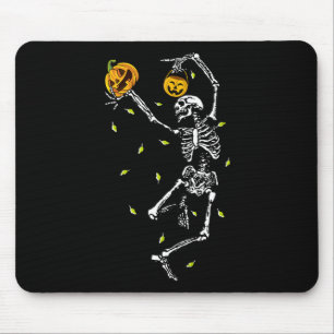Halloween Skeleton  Men Women Dance Skeleton Pumpk Mouse Pad