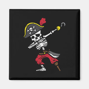 Halloween Skeleton Pirate Dab Costume Boy Kids Tod Magnet