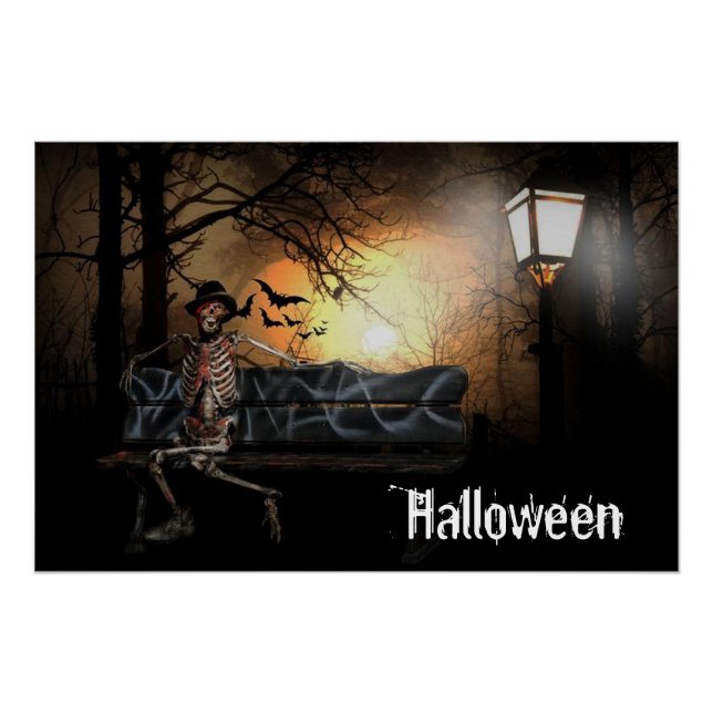 Halloween Skeleton Poster (Front)