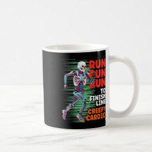 Halloween Skeleton Runner Creepy Cardio Jogger Spo Coffee Mug