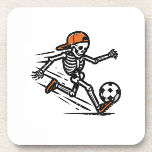 Halloween Skeleton Soccer Football Costume Men Boy Coaster