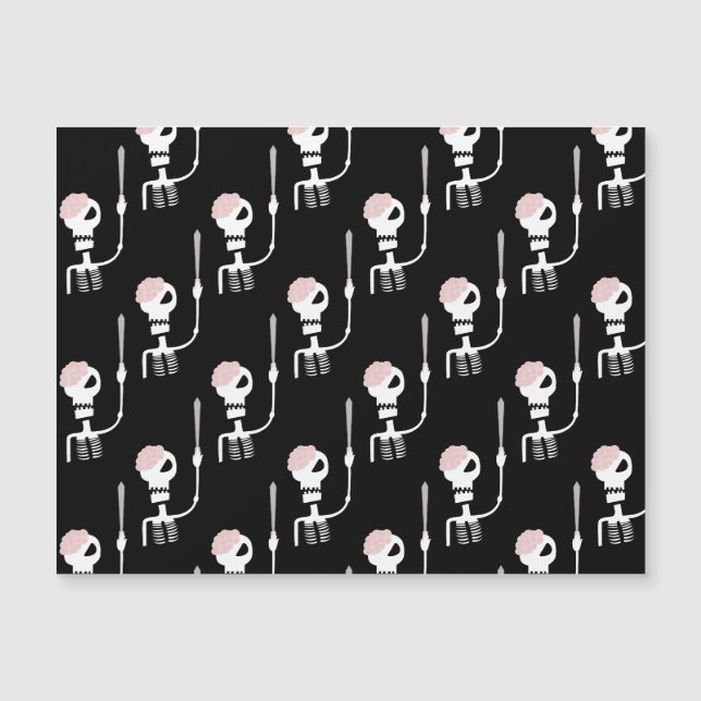 Halloween Skeleton with Sword (Front)