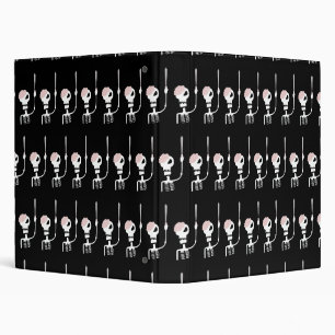 Halloween Skeleton with Sword Binder