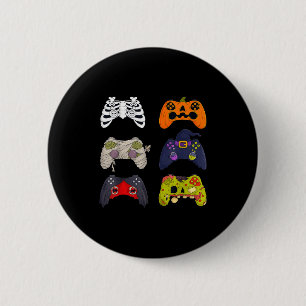 Halloween Skeleton Zombie Gaming Controllers 2 Inch Round Button