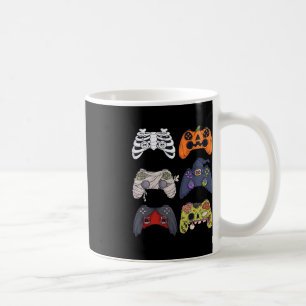 Halloween Skeleton Zombie Gaming Controllers Mummy Coffee Mug