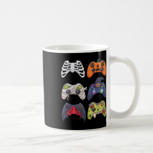 Halloween Skeleton Zombie Gaming Controllers Mummy Coffee Mug