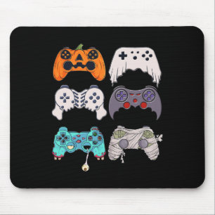 Halloween Skeleton Zombie Gaming Controllers Mummy Mouse Pad