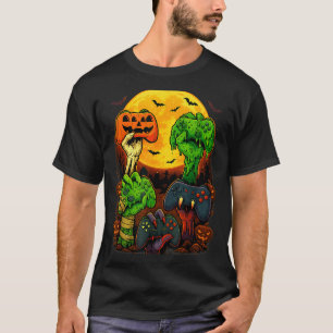 Halloween Skeleton Zombie Mummy Gaming Controller  T-Shirt