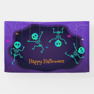 Halloween Skeletons Banner