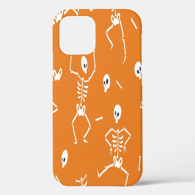 Halloween Skeletons Fun Seamless Pattern Case-Mate iPhone Case (Back)