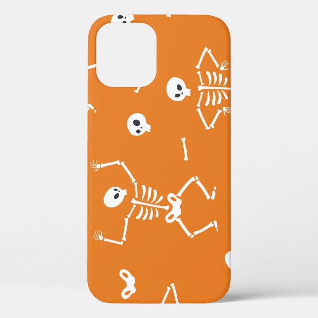 Halloween Skeletons Fun Seamless Pattern Case-Mate iPhone Case (Back)
