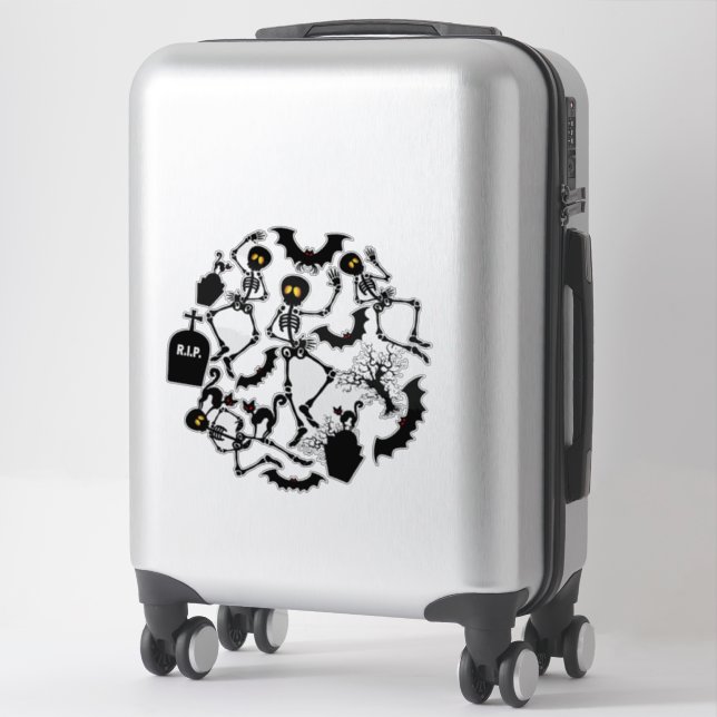 Halloween Skeletons Macabre Dance (Suitcase)