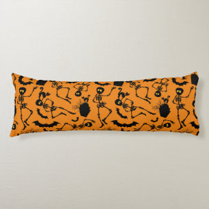 Halloween Skeletons Macabre Dance Body Pillow