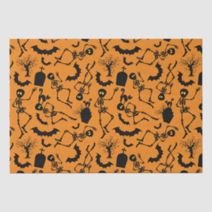 Halloween Skeletons Macabre Dance Tissue Paper