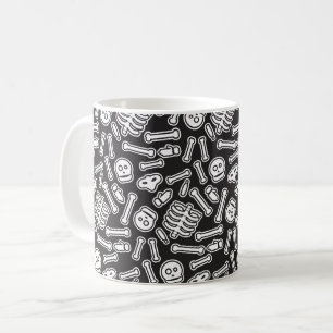 Halloween Skeletons Pattern Coffee Mug